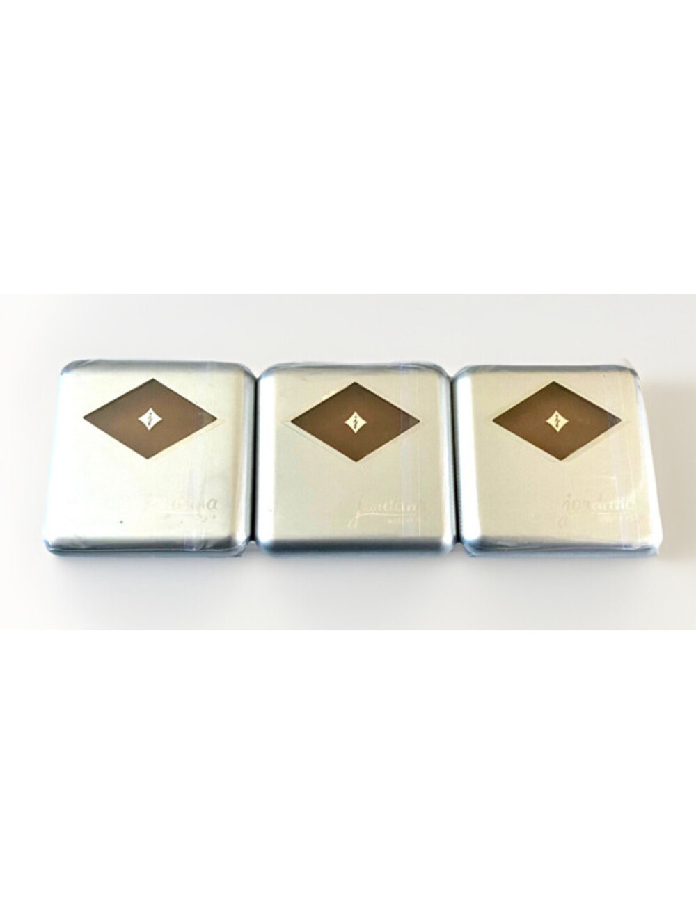 Lot of 3: NEW Jordana Pressed Face Powder Compact in 5 Mahogany (Sealed)